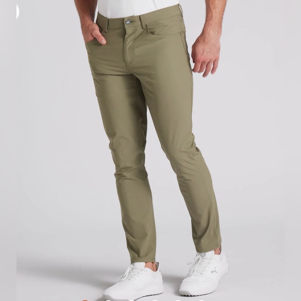 Puma Men's Golf Pants 101 5 pocket pants Dark Sage 38x30